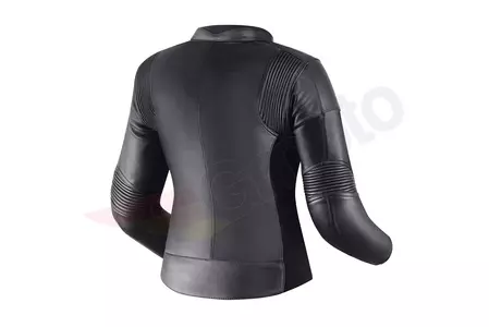 Jachetă din piele de motocicletă pentru femei Rebelhorn Runner III Lady negru D3XL-2