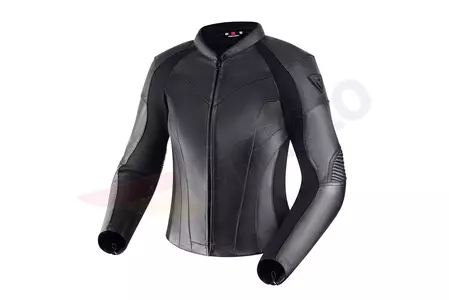 Jachetă din piele pentru femei Rebelhorn Runner III Lady negru DXXL - RH-LJ-RUNNER-III-01-DXXL