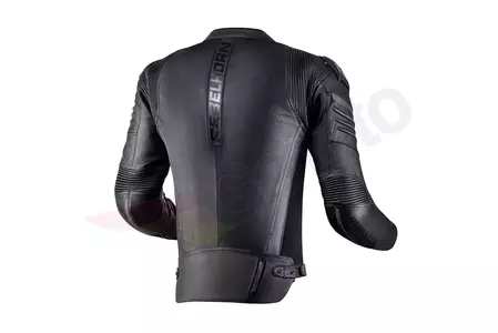 Rebelhorn Vandal chaqueta de moto de cuero negro 52-2