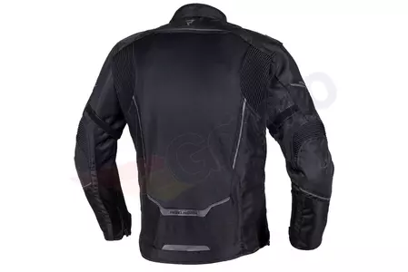Rebelhorn Flux giacca da moto in tessuto nero 6XL-2