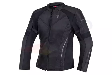 Rebelhorn Flux Lady ženska tekstilna motoristička jakna, crna DXS-1