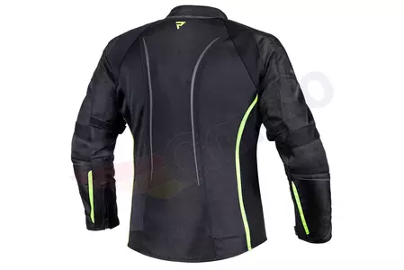 Rebelhorn Flux Lady negru/galben fluo DS jachetă de motocicletă din material textil pentru femei-2