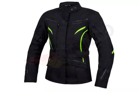 Rebelhorn Hiker III Lady negru/galben fluo DM jachetă de motocicletă din material textil pentru femei