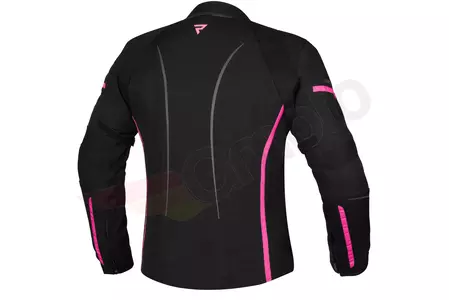 Ženska tekstilna motoristična jakna Rebelhorn Luna Lady black/pink fluo DXXL-2