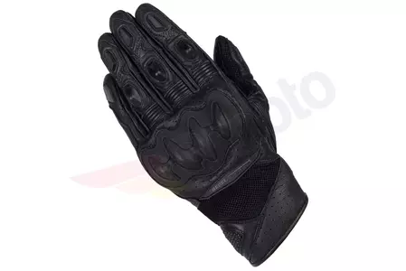 Mănuși de motocicletă din piele pentru femei Rebelhorn Flux II Lady negru DM pentru femei-2