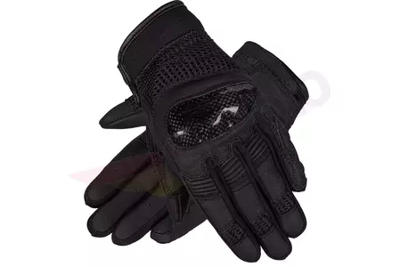 Γυναικεία δερμάτινα γάντια μοτοσικλέτας Rebelhorn Gap II Lady μαύρο DXL-1