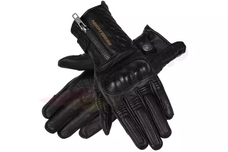 Γυναικεία δερμάτινα γάντια μοτοσικλέτας Rebelhorn Hunter Lady μαύρο DXL-1
