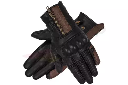 Rebelhorn Hunter vintage guantes de moto de cuero marrón 4XL-1