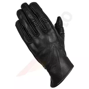 Mănuși de motocicletă din piele pentru femei Rebelhorn Runner Lady negru DM-2