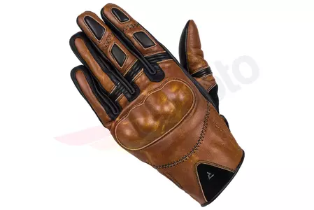 Kožne motociklističke rukavice Rebelhorn Thug II, smeđe L-2