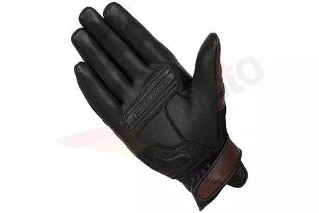 Rebelhorn Thug II Lady gants de moto en cuir marron DS pour femme-3