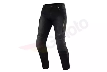 Spodnie motocyklowe jeans Rebelhorn Vandal Denim czarne W30L32 - RH-JP-VANDAL-01-30/32