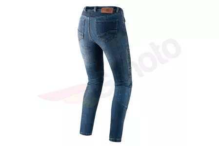 Ženske motoristične hlače iz džinsa Rebelhorn Vandal Lady Denim sprana modra W24L30-2