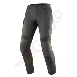 Rebelhorn Vandal Twill calças de motociclista em ganga azeitona W30L32-1