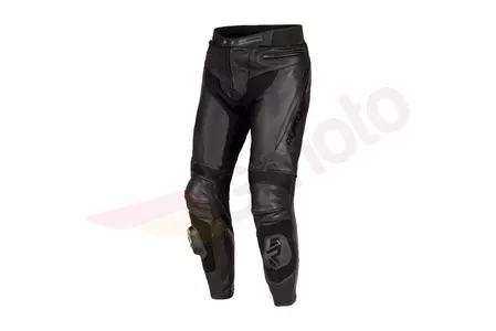 Pantaloni de motocicletă din piele neagră Rebelhorn Fighter 50-1