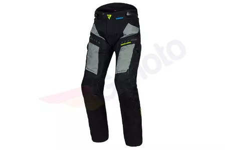 Rebelhorn Cubby IV calças de motociclismo em tecido amarelo fluo preto-cinzento 4XL-1