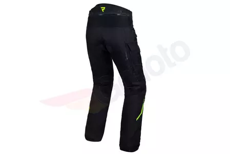 Rebelhorn Cubby IV pantaloni da moto in tessuto nero-grigio giallo fluo 6XL-2
