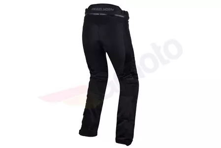 Pantaloni de motocicletă din material textil pentru femei Rebelhorn Flux Lady negru D5XL-2