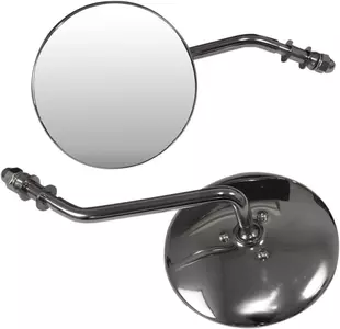 Emgo kromade runda speglar M10-1