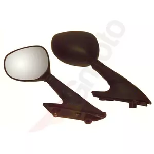 Emgo ľavé zrkadlo na motorku čierne - 20-31522