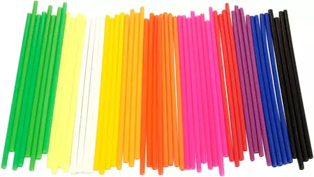 Nakładki na szprychy Emgo 80 sztuk różne kolory - 16-26099