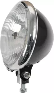"Emgo" juodas/chromuotas 146 mm šviesų juostos reflektorius - 66-84151BCSD