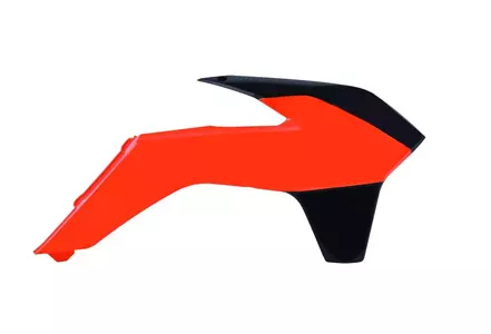 Ouïes de radiateur POLISPORT couleur origine 13-14 orange/noir KTM SX85 - 8416700001