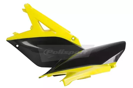 Plastikinių šoninių dangtelių rinkinys "Polisport" geltonos/juodos spalvos - 8605200001