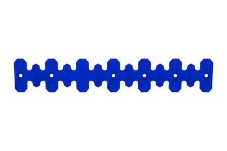 Auspuffschutz Abdeckung Auspuffkrümmer Polisport lang 40 cm blau -1