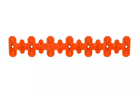 Kryt výfukového potrubia dlhý 40 cm Polisport oranžový - 8483800002
