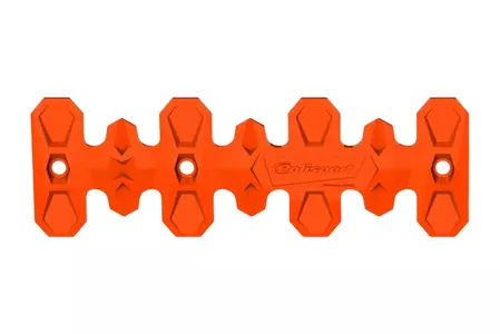 Kryt výfukového potrubí krátký 22 cm Polisport oranžový - 8483700002