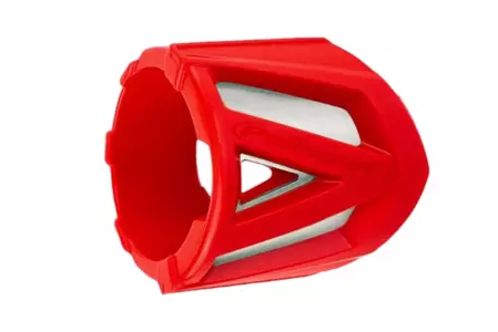 Cubre silenciador grande Polisport rojo-1