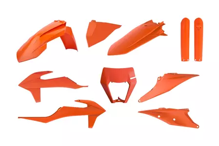 Plastik Satz Kit Body Kit Polisport orange - 91041