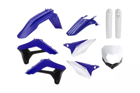 Plastik Satz Kit Body Kit Polisport blau/weiß - 90845
