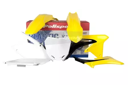 Plastik Satz Kit Body Kit Polisport gelb/weiß - 90209