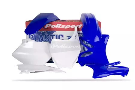 Комплект за каросерия Polisport пластмаса синьо бяло - 90116