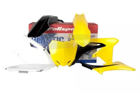 Plastik Satz Kit Body Kit Polisport gelb/schwarz/weiß - 90551