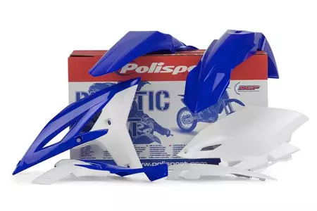 Plastik Satz Kit Body Kit Polisport blau/weiß - 90468