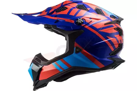 LS2 MX700 SUBVERTER EVO GAMMAX RED BLUE L capacete para motas de enduro-2