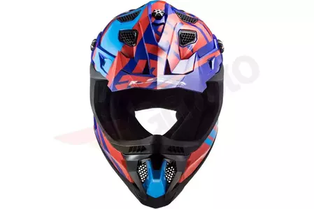 Kask motocyklowy enduro LS2 MX700 SUBVERTER EVO GAMMAX RED BLUE L-3