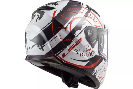LS2 FF320 STREAM EVO TACHO BRANCO PRETO VERMELHO L capacete integral de motociclista-4