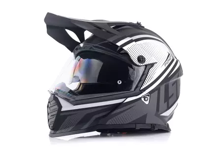 LS2 MX436 PIONEER EVO MASTER MATT TITAN 2XL capacete para motas de enduro-2