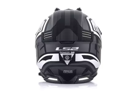LS2 MX436 PIONEER EVO MASTER MATT TITAN 2XL capacete para motas de enduro-5