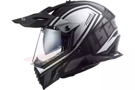 LS2 MX436 PIONEER EVO MASTER MATT TITAN 3XL capacete para motas de enduro-2