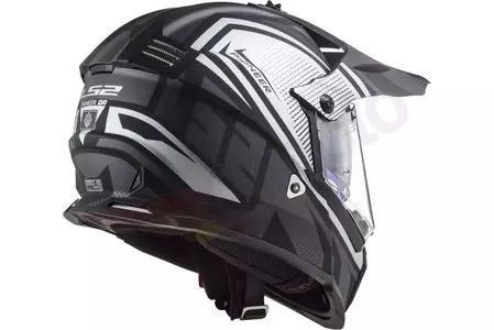 LS2 MX436 PIONEER EVO MASTER MATT TITAN 3XL capacete para motas de enduro-7