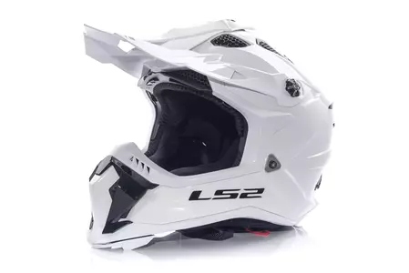 LS2 MX700 SUBVERTER EVO SOLID WHITE 3XL casco moto enduro-1