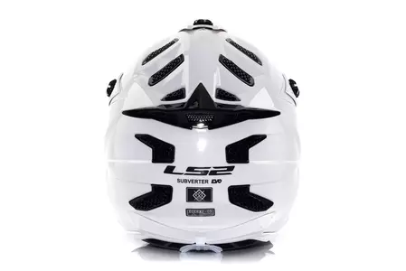 LS2 MX700 SUBVERTER EVO SOLID WHITE XL casco moto enduro-4