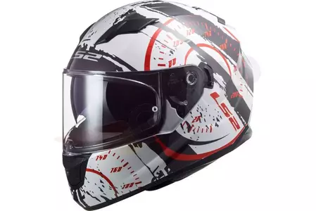 LS2 FF320 STREAM EVO TACHO BRANCO PRETO VERMELHO 2XS capacete integral de motociclista-1