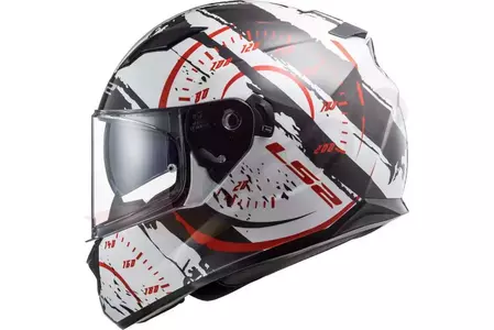 LS2 FF320 STREAM EVO TACHO BRANCO PRETO VERMELHO 2XS capacete integral de motociclista-2