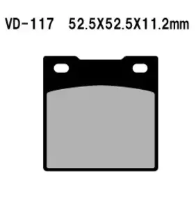 Vesrah VD-117 bromsbelägg - VD-117